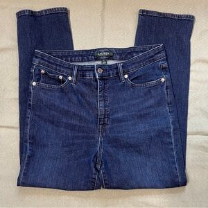 Lauren Ralph Lauren‎ Regal Straight Ankle Jeans Sz 10 EUC Like New Blue